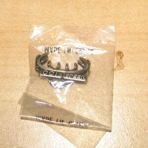 Vintage CCI Speer Pewter Pin Deer Antlers New in Sealed Factory Packaging